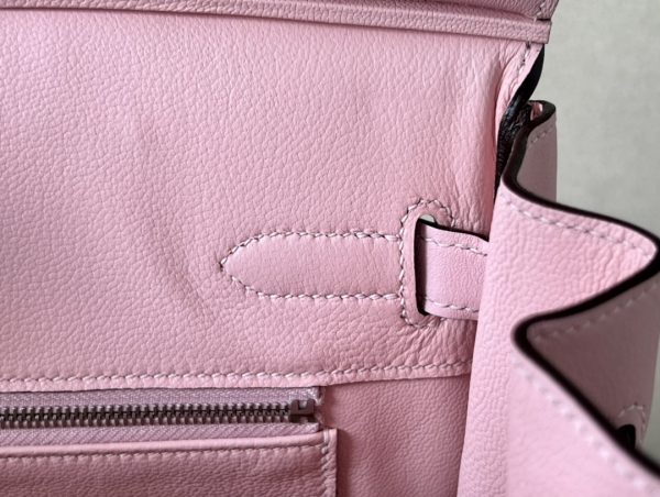Birkin 30 Swift Rose Sakura 3Q Palladium Hardware - Image 5
