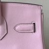 Birkin 30 Swift Rose Sakura 3Q Palladium Hardware - Image 7