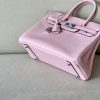 Birkin 30 Swift Rose Sakura 3Q Palladium Hardware - Image 9
