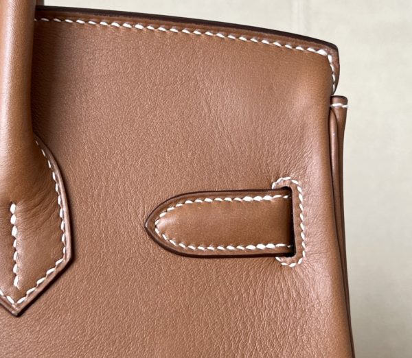 Birkin 30 Swift Gold 37 Gold Hardware - Image 7