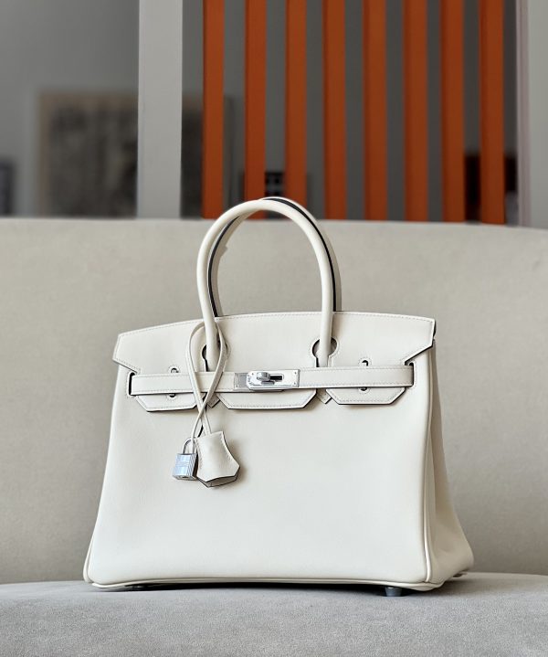 Birkin 30 Swift Nata I2 Palladium Hardware