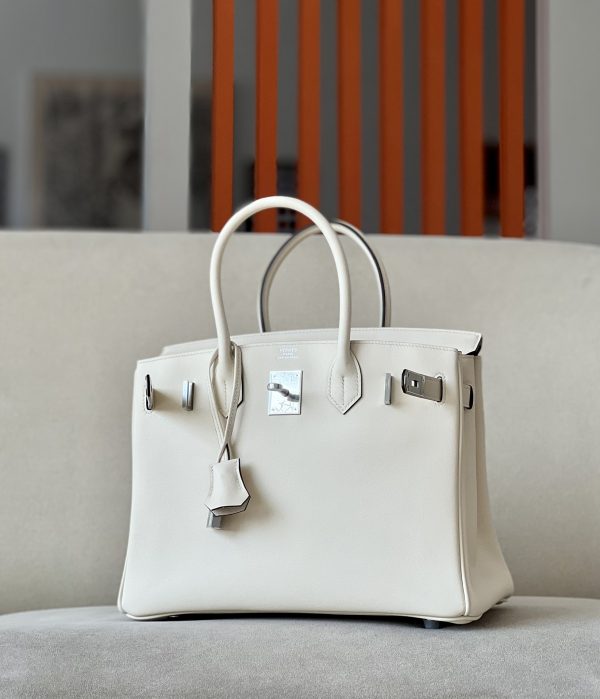 Birkin 30 Swift Nata I2 Palladium Hardware - Image 2