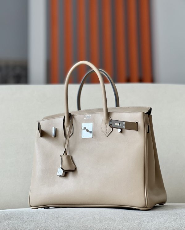 Birkin 30 Swift Trench S2 Palladium Hardware - Image 2
