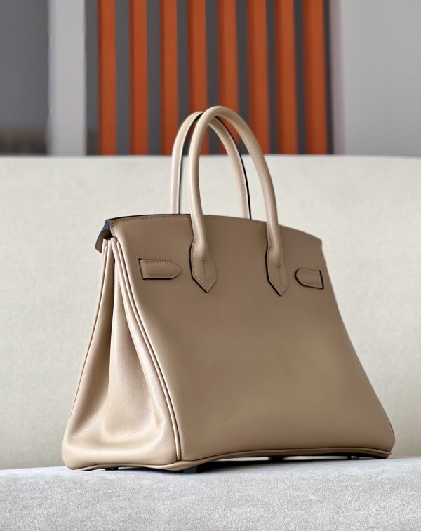 Birkin 30 Swift Trench S2 Palladium Hardware - Image 4