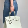 Birkin 30 Swift Vert Fizz 0S Palladium Hardware - Image 4