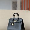 Birkin 25 Swift Noir 89 Gold Hardware - Image 2