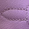 Birkin 25 Swift Mauve Sylvestre X9 Palladium Hardware - Image 9