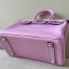 Birkin 25 Swift Mauve Sylvestre X9 Palladium Hardware - Image 11