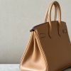 Birkin 25 Swift Biscuit 4B Palladium Hardware - Image 2