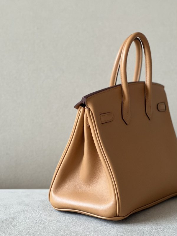 Birkin 25 Swift Biscuit 4B Palladium Hardware - Image 2