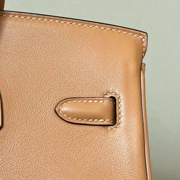 Birkin 25 Swift Chai 0M Gold Hardware - Image 4