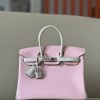 Birkin HSS 25 Swift Pink 5P And Nata I2 Palladium Hardware