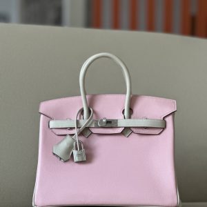 Birkin HSS 25 Swift Pink 5P And Nata I2 Palladium Hardware