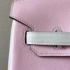 Birkin HSS 25 Swift Pink 5P And Nata I2 Palladium Hardware - Image 4