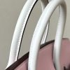 Birkin HSS 25 Swift Pink 5P And Nata I2 Palladium Hardware - Image 7