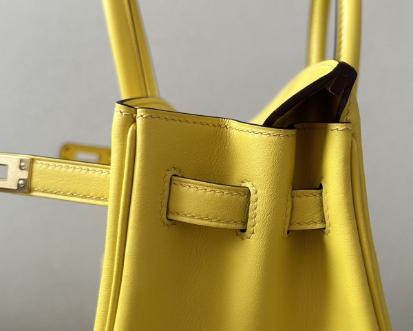 Birkin 25 Swift Jaune De Naples 9O Gold Hardware - Image 2