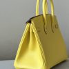 Birkin 25 Swift Jaune De Naples 9O Gold Hardware - Image 5