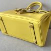 Birkin 25 Swift Jaune De Naples 9O Gold Hardware - Image 7