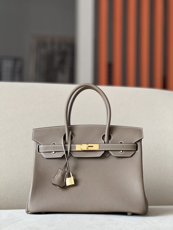 Birkin 30 Togo Etoupe(18) Palladium Hardware - Image 9
