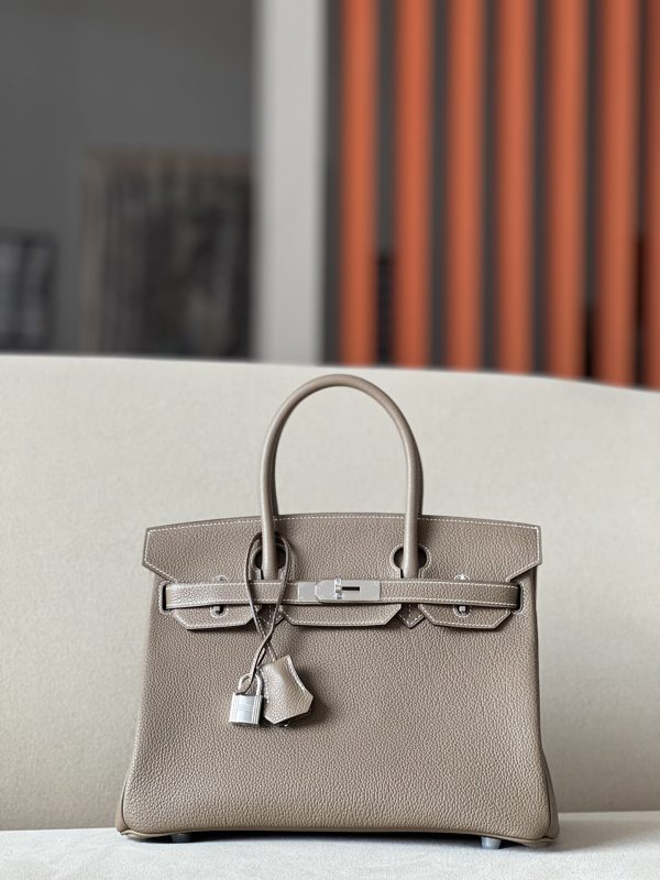 Birkin 30 Togo Etoupe(18) Palladium Hardware