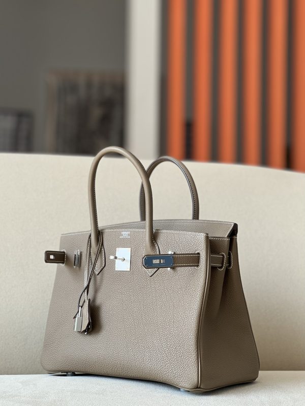 Birkin 30 Togo Etoupe(18) Palladium Hardware - Image 2