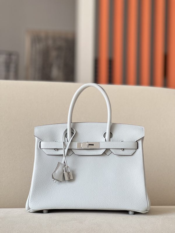 Birkin 30 Togo Bleu Brume(T0) Palladium Hardware
