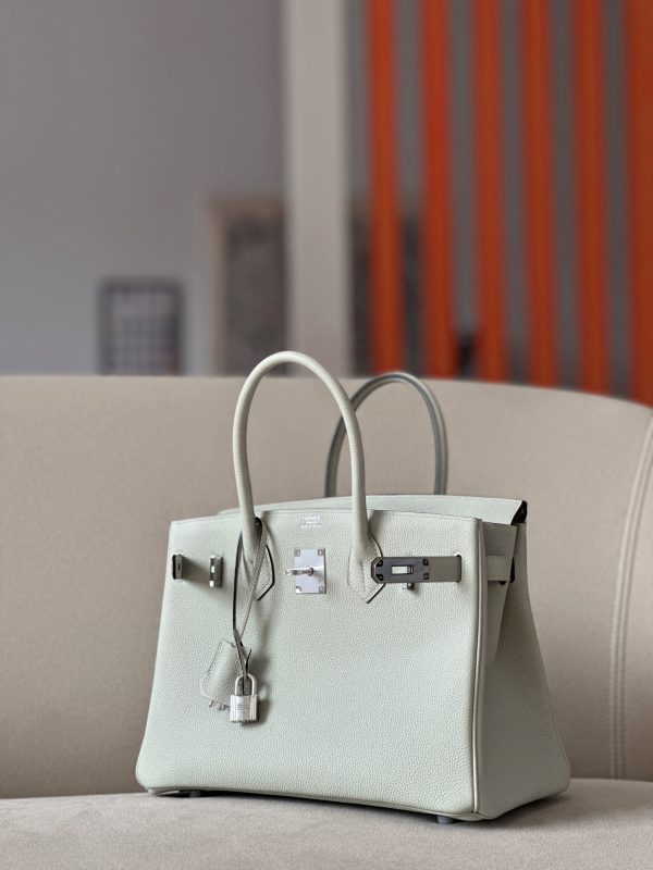 Birkin 30 Togo Cris Neve(0W) Palladium Hardware - Image 12