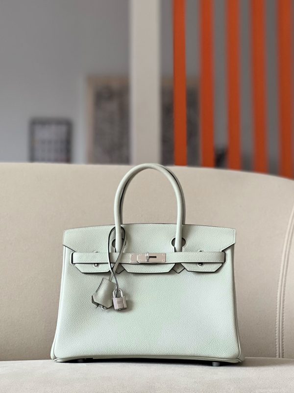 Birkin 30 Togo Cris Neve(0W) Palladium Hardware - Image 11