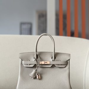 Birkin 30 Togo Gris Tourterelle(81) Rose Gold Hardware