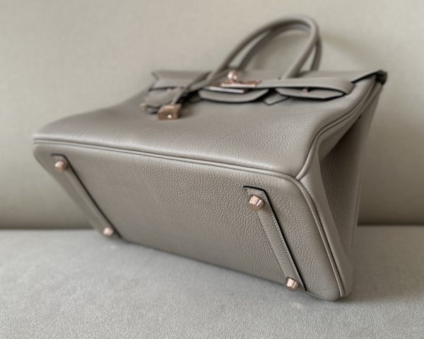 Birkin 30 Togo Gris Tourterelle(81) Rose Gold Hardware - Image 10