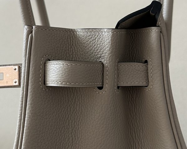 Birkin 30 Togo Gris Tourterelle(81) Rose Gold Hardware - Image 5
