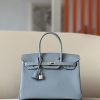 Birkin 30 Togo Bleu Lin(J7) Palladium Hardware