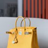 Birkin 30 Togo Jaune Amber (9D) Palladium Hardware - Image 11