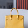 Birkin 30 Togo Jaune Amber (9D) Palladium Hardware - Image 10
