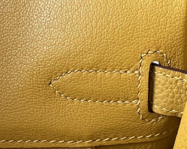 Birkin 30 Togo Jaune Amber (9D) Palladium Hardware - Image 7