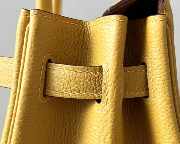 Birkin 30 Togo Jaune Amber (9D) Palladium Hardware - Image 6