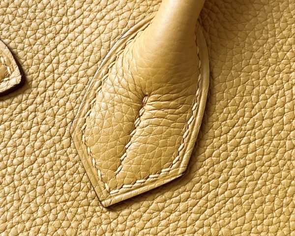 Birkin 30 Togo Jaune Amber (9D) Palladium Hardware - Image 2