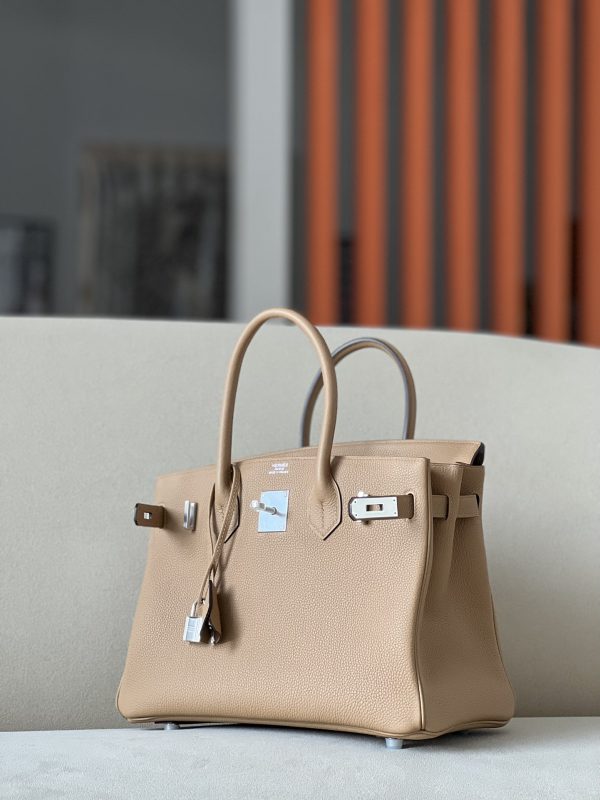 Birkin 30 Togo Chai(0M) Palladium Hardware - Image 3