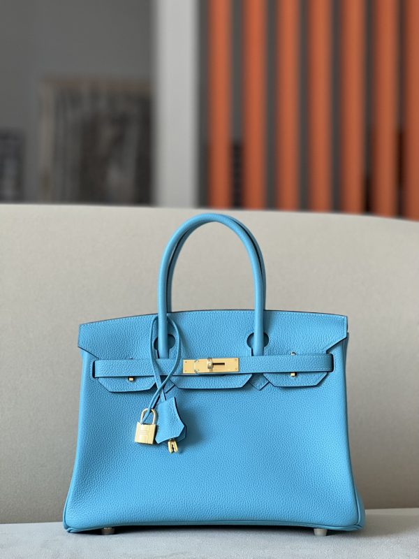 Birkin 30 Togo Bleu du Nord (P3) Gold Hardware