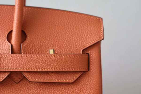Birkin 30 Togo Orange (93) Gold Hardware - Image 6