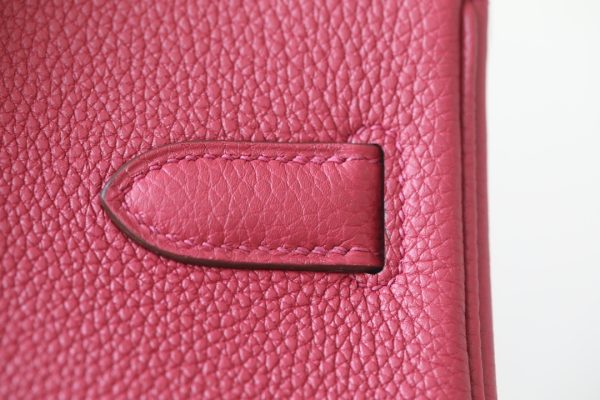 Birkin 30 Togo Rouge Grenade (K1) Palladium Hardware - Image 8