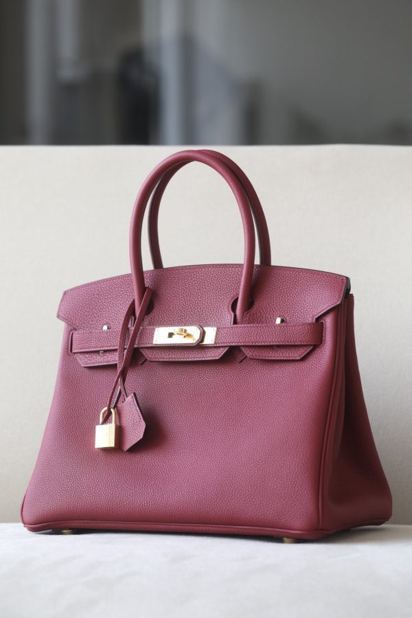 Birkin 30 Togo Rouge Grenade (K1) Gold Hardware