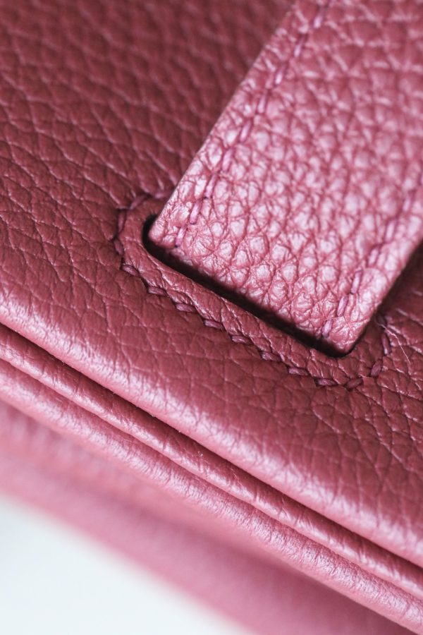 Birkin 30 Togo Rouge Grenade (K1) Gold Hardware - Image 8