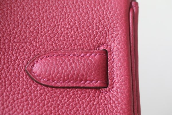 Birkin 30 Togo Rouge Grenade (K1) Gold Hardware - Image 7