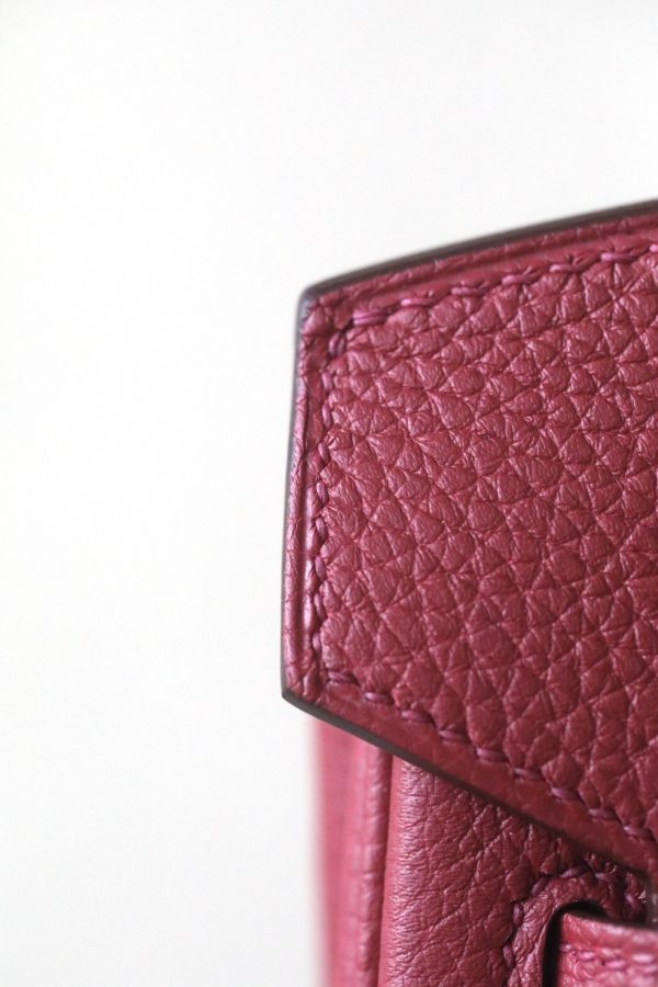 Birkin 30 Togo Rouge Grenade (K1) Gold Hardware - Image 3