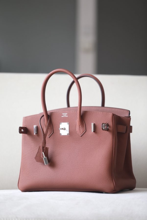 Birkin 30 Togo Sienne(4E) Palladium Hardware - Image 10