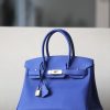 Birkin 30 Togo Bleu Electric (7T) Gold Hardware