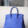 Birkin 30 Togo Bleu Electric (7T) Gold Hardware - Image 10