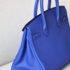 Birkin 30 Togo Bleu Electric (7T) Gold Hardware - Image 8