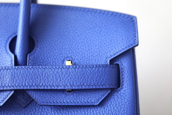 Birkin 30 Togo Bleu Electric (7T) Gold Hardware - Image 7
